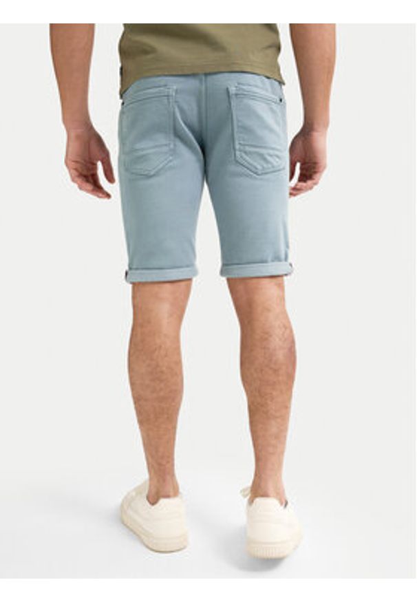 Petrol Industries Szorty jeansowe M-ROS-SHO005 Błękitny Slim Fit. Kolor: niebieski. Materiał: bawełna