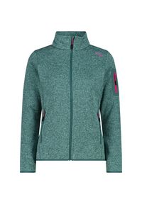 Bluza polarowa damska CMP Haze Jacket Knitted. Kolor: niebieski. Materiał: polar. Sport: turystyka piesza #1