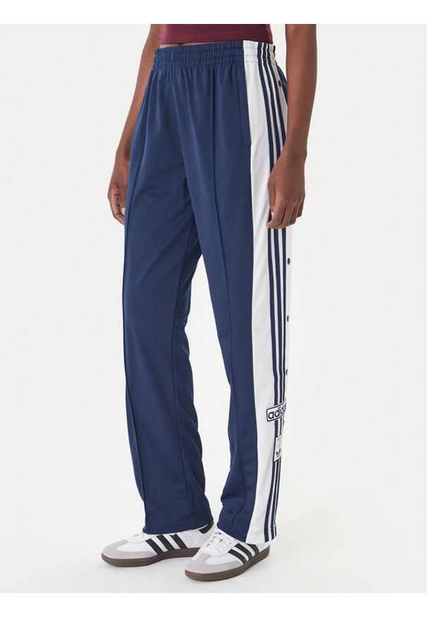 Adidas - adidas Spodnie dresowe Adibreak KD6325 Granatowy Loose Fit. Kolor: niebieski. Materiał: syntetyk