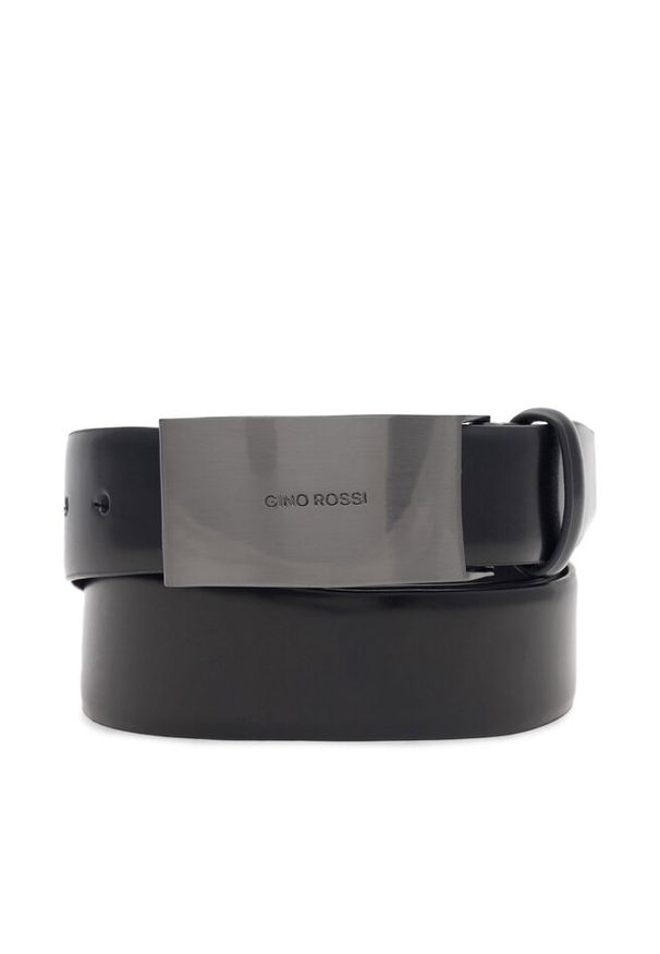 Gino Rossi - Pasek Męski GINO ROSSI. Kolor: czarny