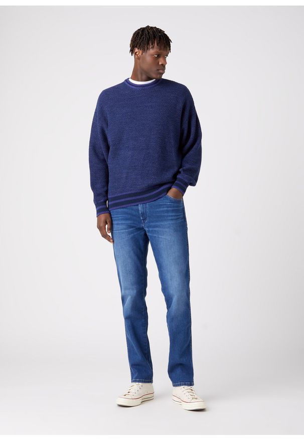 Wrangler - WRANGLER TEXAS TAPER MĘSKIE SPODNIE JEANSOWE LAST KISS W12T8626P 112320030