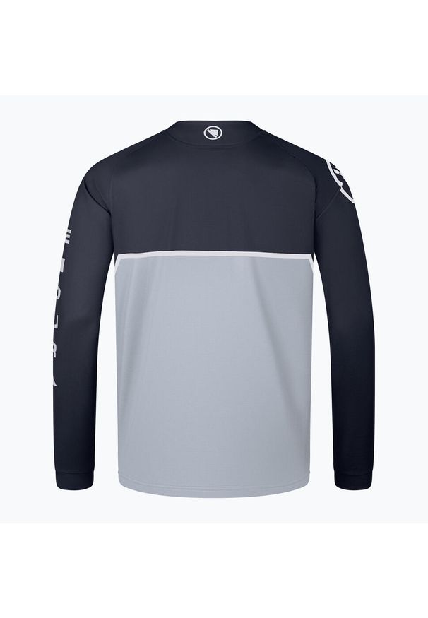 ENDURA - Longsleeve rowerowy męski Endura Core Printed. Kolor: czarny. Długość rękawa: długi rękaw