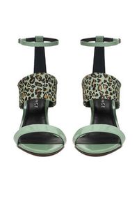 Eva Minge Sandały EO-NADIA-LT2035-2-2 Zielony. Kolor: zielony. Materiał: skóra, syntetyk #5