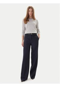 TOMMY HILFIGER - Tommy Hilfiger Sweter WW0WW47470 Szary Regular Fit. Kolor: szary. Materiał: wełna #5