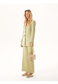 Kazar - Komfortowe złote baleriny z ozdobnym detalem. Kolor: złoty. Materiał: skóra. Szerokość cholewki: normalna. Wzór: aplikacja. Sezon: lato. Styl: elegancki #3