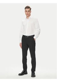 Calvin Klein Koszula Essential LV019EU001 Biały Regular Fit. Kolor: biały. Materiał: bawełna #4