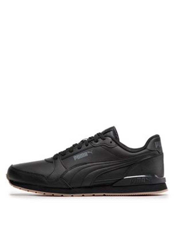 Puma Sneakersy St Runner V3 L 384855 04 Czarny. Kolor: czarny. Materiał: skóra