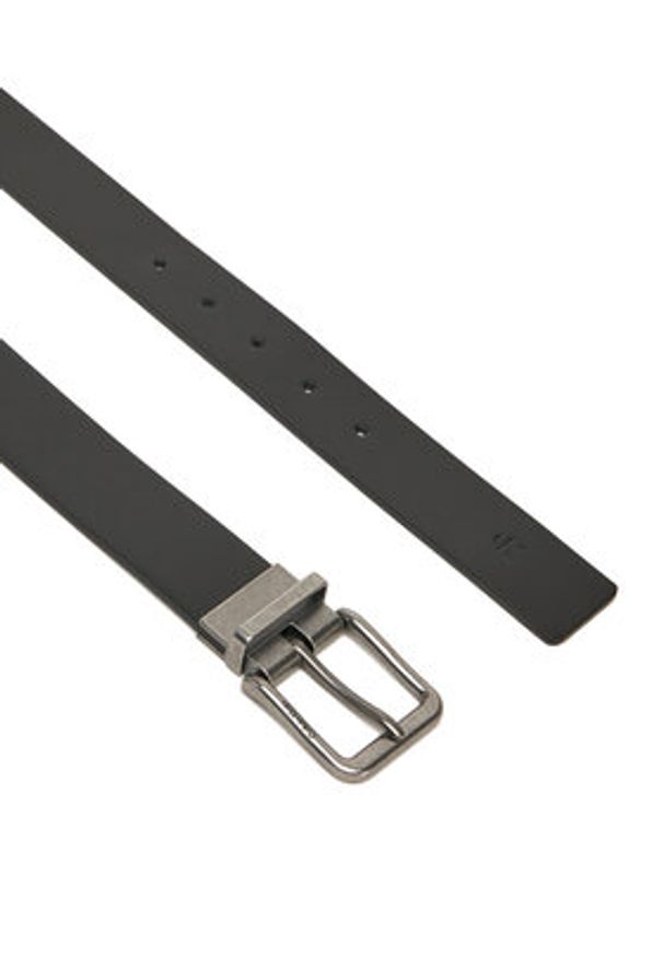 Calvin Klein Jeans Pasek Męski Casual Pin Buckle 3.5Mm LV04G7029G Czarny. Kolor: czarny. Materiał: skóra. Styl: casual