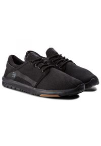 Buty Męskie na deskorolkę Etnies Scout – Black/Black/Gum. Kolor: czarny. Materiał: guma. Sport: skateboard
