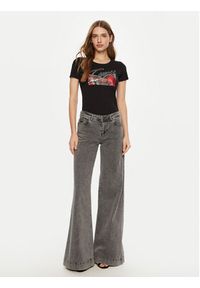 Guess T-Shirt W5RI03 J1314 Czarny Regular Fit. Kolor: czarny. Materiał: bawełna