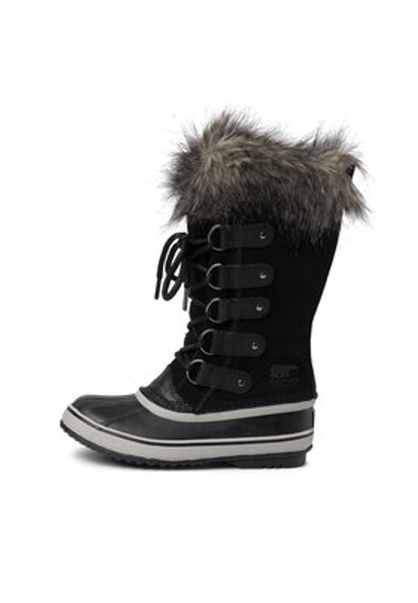 sorel - Sorel Śniegowce Joan Of Arctic NL3481 Czarny. Kolor: czarny. Materiał: zamsz, skóra