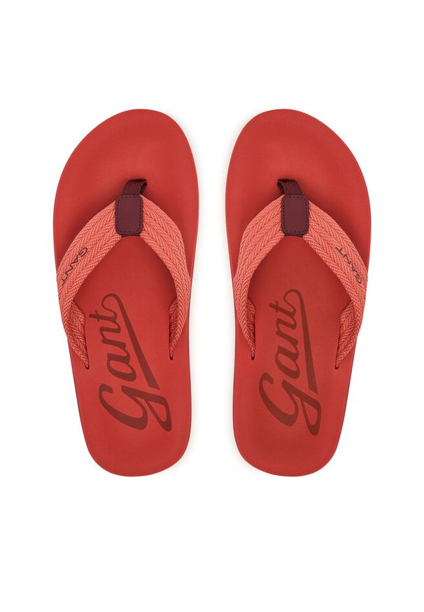 GANT - Japonki Gant. Kolor: czerwony