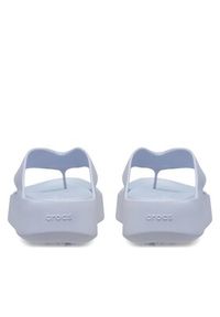 Crocs Japonki Gataway Platform Flip 209410 Błękitny. Kolor: niebieski. Obcas: na platformie