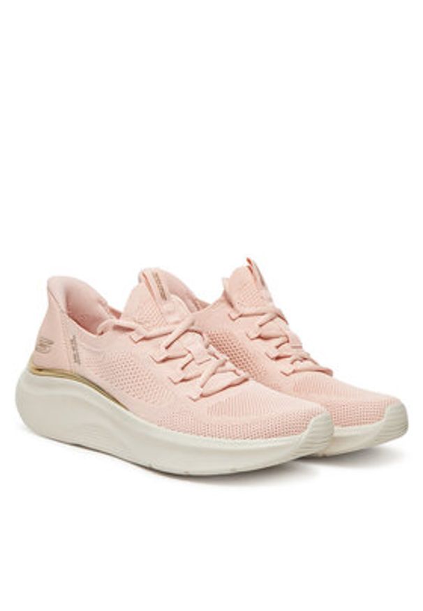 skechers - Skechers Sneakersy Bobs B Love-True Delight 117617/LTPK Różowy. Kolor: różowy. Materiał: materiał