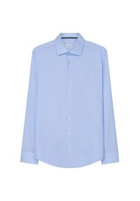 Seidensticker Koszula 01.653760 Niebieski Slim Fit. Kolor: niebieski. Materiał: bawełna #8