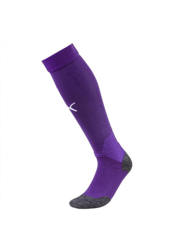 Buty piłkarskie dla dzieci Puma Team Liga Navy 31-34. Kolor: biały, fioletowy, wielokolorowy. Materiał: syntetyk. Sport: piłka nożna