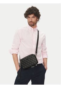 Guess Saszetka PMMILO P5245 Czarny. Kolor: czarny. Materiał: skóra