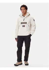 Napapijri Kurtka anorak Rainforest Next NP0A4IB9 Beżowy Regular Fit. Kolor: beżowy. Materiał: syntetyk