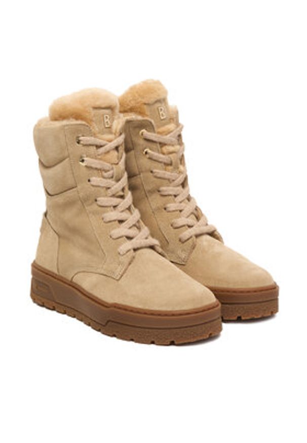 Bogner Trzewiki Calgary S 1 22546363 Beżowy. Kolor: beżowy. Materiał: skóra