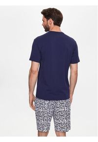 Emporio Armani Underwear Piżama 111893 3R508 98710 Granatowy Regular Fit. Kolor: niebieski. Materiał: bawełna #6