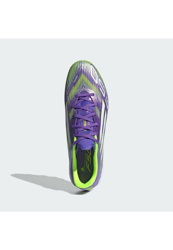 Adidas - Buty F50 League 2G/3G Artificial Grass. Kolor: żółty, fioletowy, wielokolorowy, biały. Sport: piłka nożna