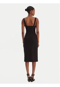 Versace Jeans Couture Sukienka koktajlowa 80HAO940 J0092 Czarny Slim Fit. Kolor: czarny. Materiał: wiskoza. Styl: wizytowy #5