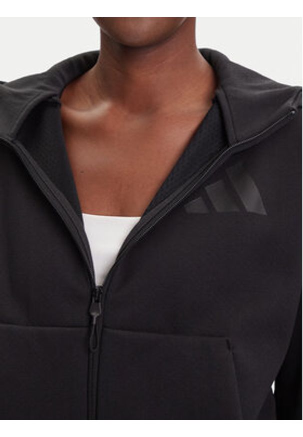 Adidas - adidas Bluza Z.N.E. JE7848 Czarny Loose Fit. Kolor: czarny. Materiał: bawełna