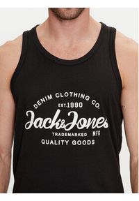 Jack & Jones - Jack&Jones Tank top Jjforest 12248622 Czarny Standard Fit. Kolor: czarny. Materiał: syntetyk, bawełna #5