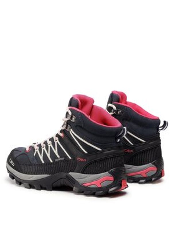 CMP Trekkingi Rigel Mid Wmn Trekking Shoe Wp 3Q12946 Szary. Kolor: szary. Materiał: zamsz, skóra