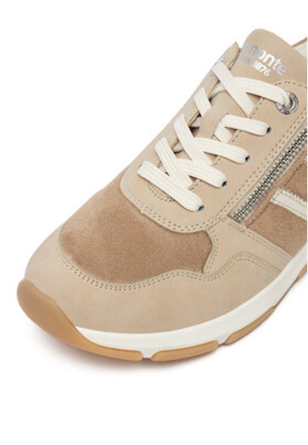Remonte Sneakersy D1S04-60 Beżowy. Kolor: beżowy. Materiał: materiał, syntetyk