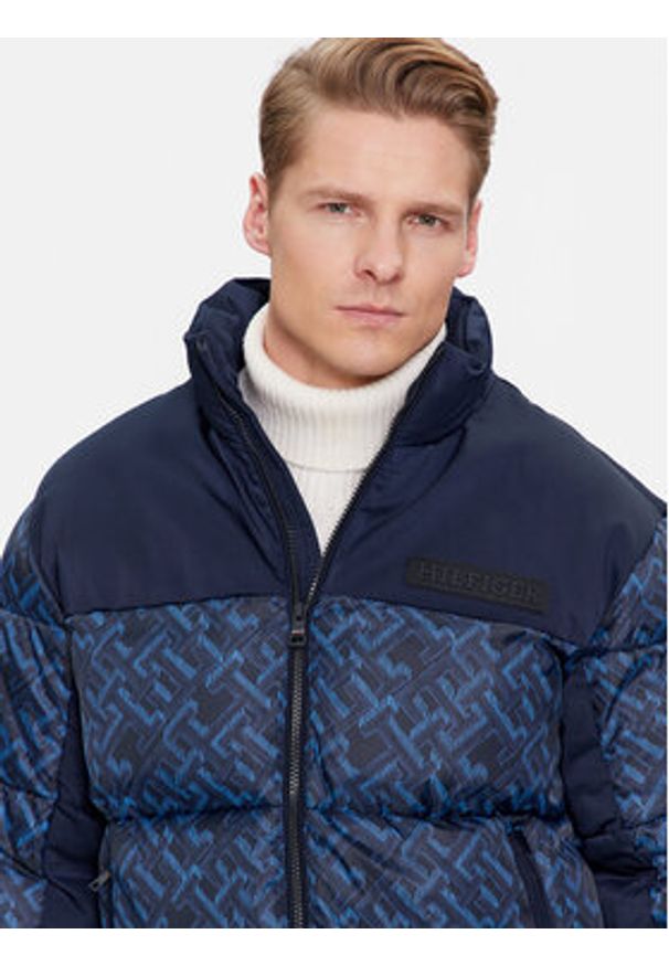 TOMMY HILFIGER - Tommy Hilfiger Kurtka zimowa New York MW0MW33630 Niebieski Regular Fit. Kolor: niebieski. Materiał: syntetyk. Sezon: zima