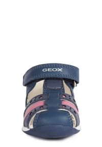 Geox - Sandały dziecięce. Zapięcie: rzepy. Kolor: niebieski. Materiał: syntetyk, materiał, skóra ekologiczna, guma #7