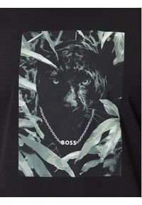 BOSS T-Shirt Te_Animali 50546362 Czarny Regular Fit. Kolor: czarny. Materiał: bawełna
