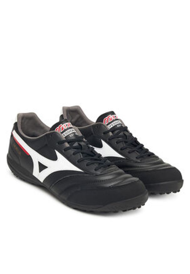 Mizuno Buty do piłki nożnej Morelia Sala Pro Tf Q1GB2513 Czarny. Kolor: czarny. Materiał: skóra