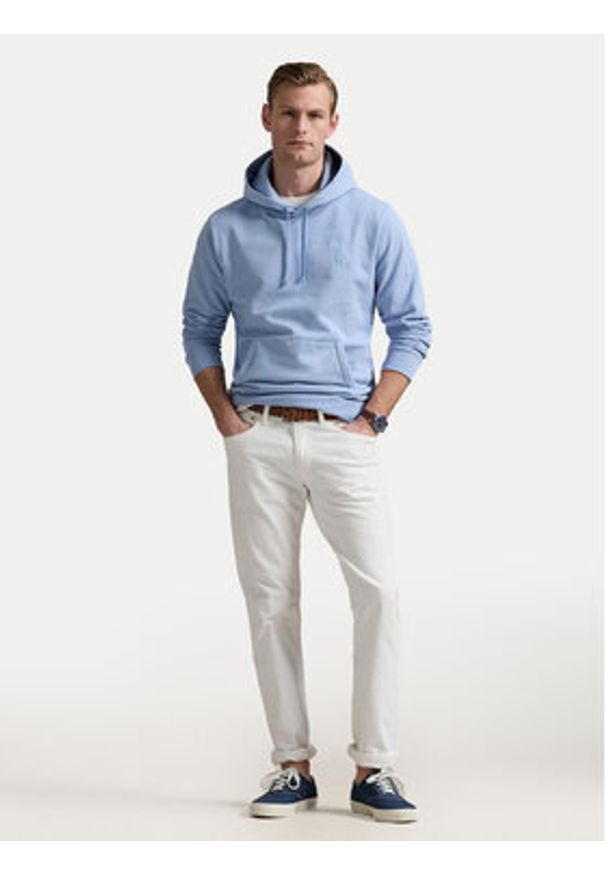 Polo Ralph Lauren Bluza 710936510008 Błękitny Relaxed Fit. Typ kołnierza: polo. Kolor: niebieski. Materiał: bawełna