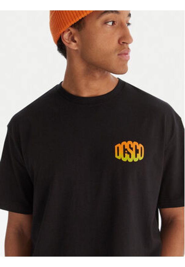 DC Shoes T-Shirt EDYZT04372 KVJ0 Czarny Relaxed Fit. Kolor: czarny. Materiał: bawełna