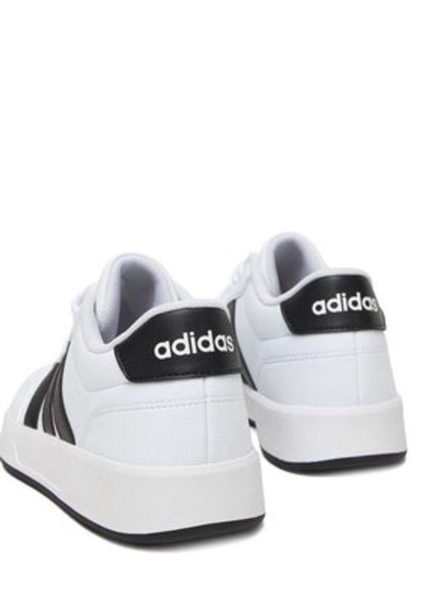 Adidas - adidas Sneakersy Breaknet 3.0 JR8448 Biały. Kolor: biały. Materiał: skóra