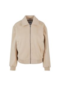 Kurtka damska Urban Classics Boxy. Kolor: beżowy. Materiał: materiał #1