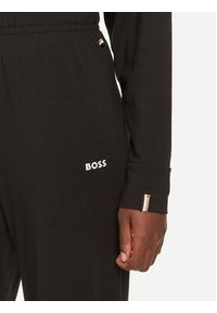 BOSS - Boss Spodnie dresowe 50520148 Czarny Relaxed Fit. Kolor: czarny. Materiał: bawełna