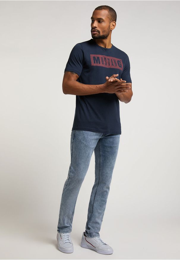 Mustang - MUSTANG MĘSKIE SPODNIE JEANSOWE OREGON TAPERED K DENIM BLUE 1012681 5000 413