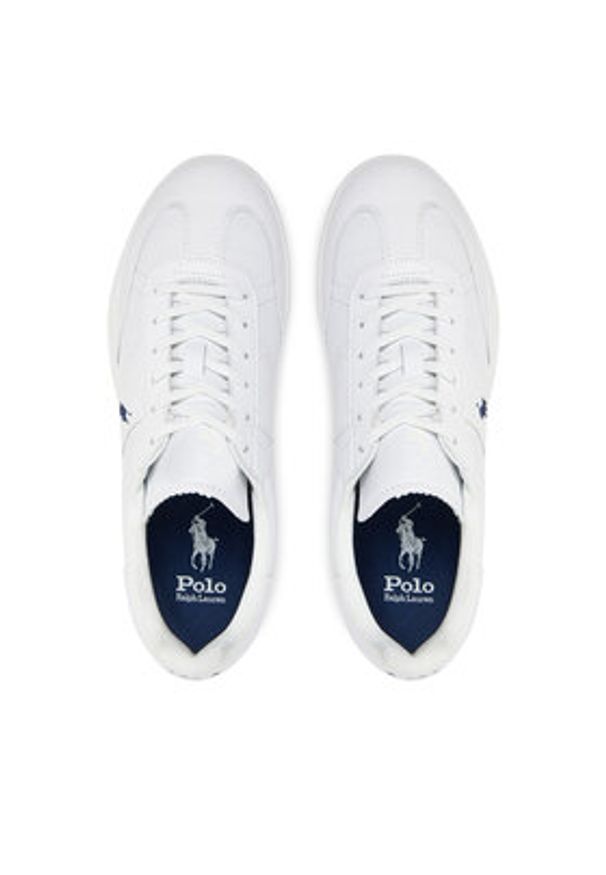 Polo Ralph Lauren Sneakersy Heritage Aera 809971288001 Biały. Kolor: biały. Materiał: skóra