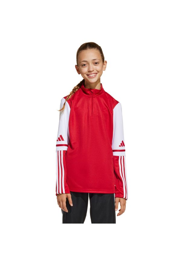 Adidas - Bluza dla dzieci adidas Squadra 25 Training Top. Kolor: biały, czerwony, wielokolorowy. Sport: fitness