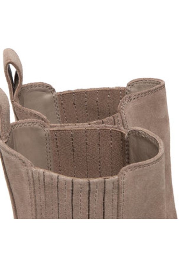 LE SILLA - Le Silla Botki 6498T020M1PPBAK085 Beżowy. Kolor: beżowy. Materiał: skóra, zamsz