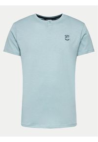 INDICODE T-Shirt Lunnin 41-040 Błękitny Regular Fit. Kolor: niebieski. Materiał: bawełna #1