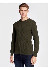 !SOLID - Solid Sweter 21107143 Zielony Regular Fit. Kolor: zielony. Materiał: bawełna #1