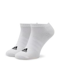 Adidas - adidas Stopki Thin and Light Sportswear Low-Cut Socks 3 Pairs HT3469 Biały. Kolor: biały. Materiał: bawełna