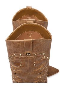 Steve Madden Kowbojki Stagecoach 11005660 Brązowy. Kolor: brązowy. Materiał: zamsz, skóra #3