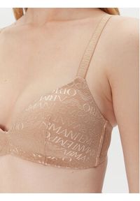 Emporio Armani Underwear Biustonosz bezfiszbinowy EW000444 AF10880 F6016 Beżowy. Kolor: beżowy. Materiał: syntetyk #3