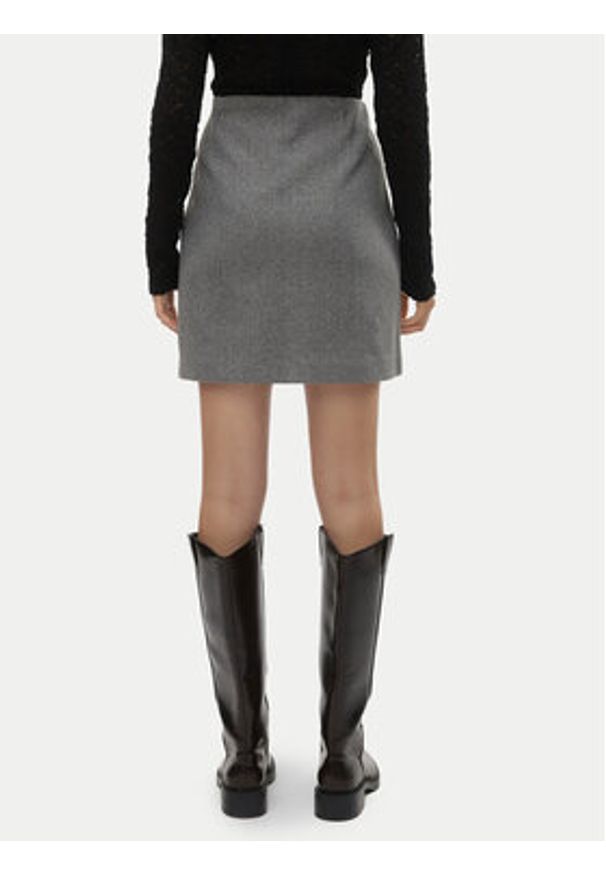 Vero Moda Spódnica ołówkowa Fortuneallison 10253954 Szary Slim Fit. Kolor: szary. Materiał: syntetyk
