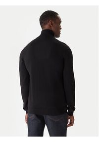 Hugo Golf San Thomas-M 50474174 Czarny Slim Fit. Typ kołnierza: golf. Kolor: czarny. Materiał: wełna #4